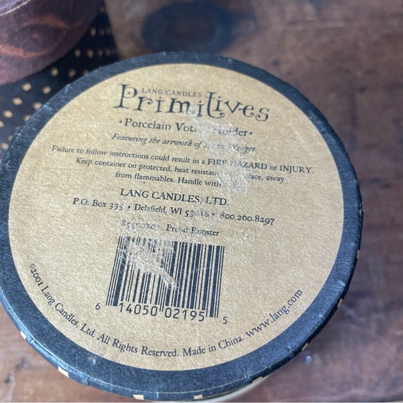 Primitives Roosters decorative boxes vintage - Picture 4 of 6